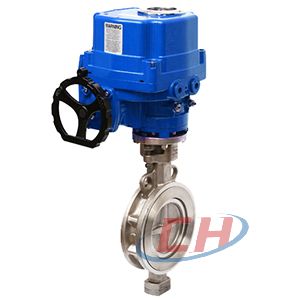 防爆電動(dòng)偏心對(duì)夾蝶閥圖片