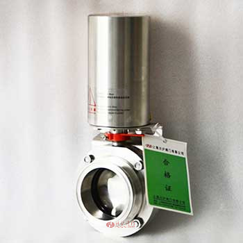 氣動衛(wèi)生級蝶閥圖片