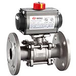 氣動(dòng)三片式球閥