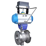 氣動(dòng)V型調(diào)節(jié)球閥