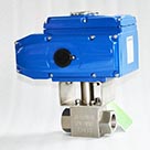 電動(dòng)高壓內(nèi)螺紋球閥(不銹鋼螺紋連接)