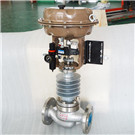 氣動(dòng)高溫調(diào)節(jié)閥(不銹鋼帶散熱片)